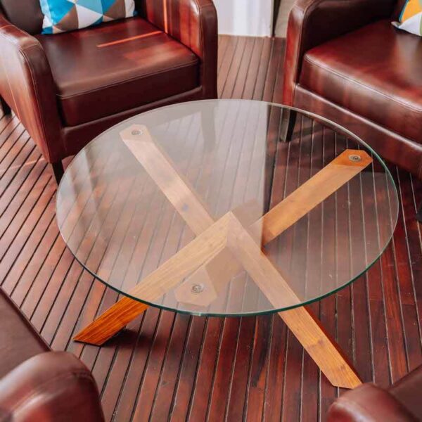 Glass Top Coffee Table