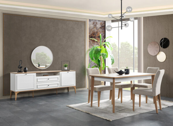 Capris Dining and Living Room Set